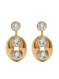 Amina Muaddi Iris drop earrings - Gold