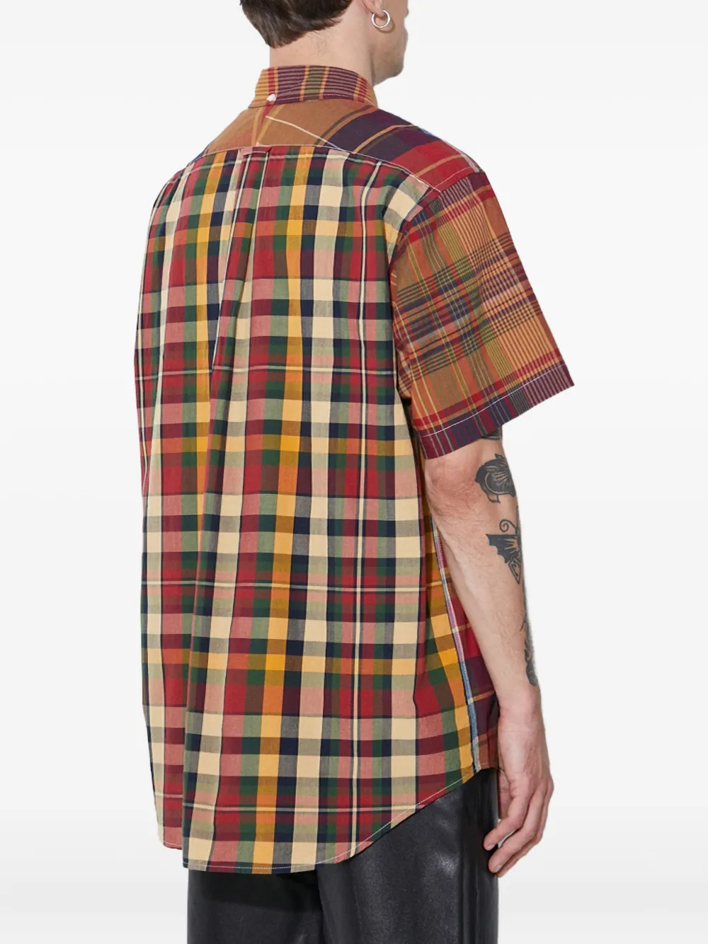Engineered Garments Plaid Pocket Shirt In Multi