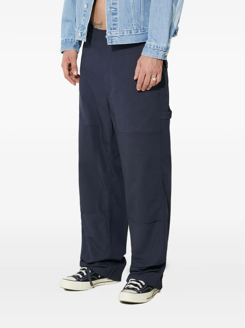 Engineered Garments Cotton Trousers In Blue