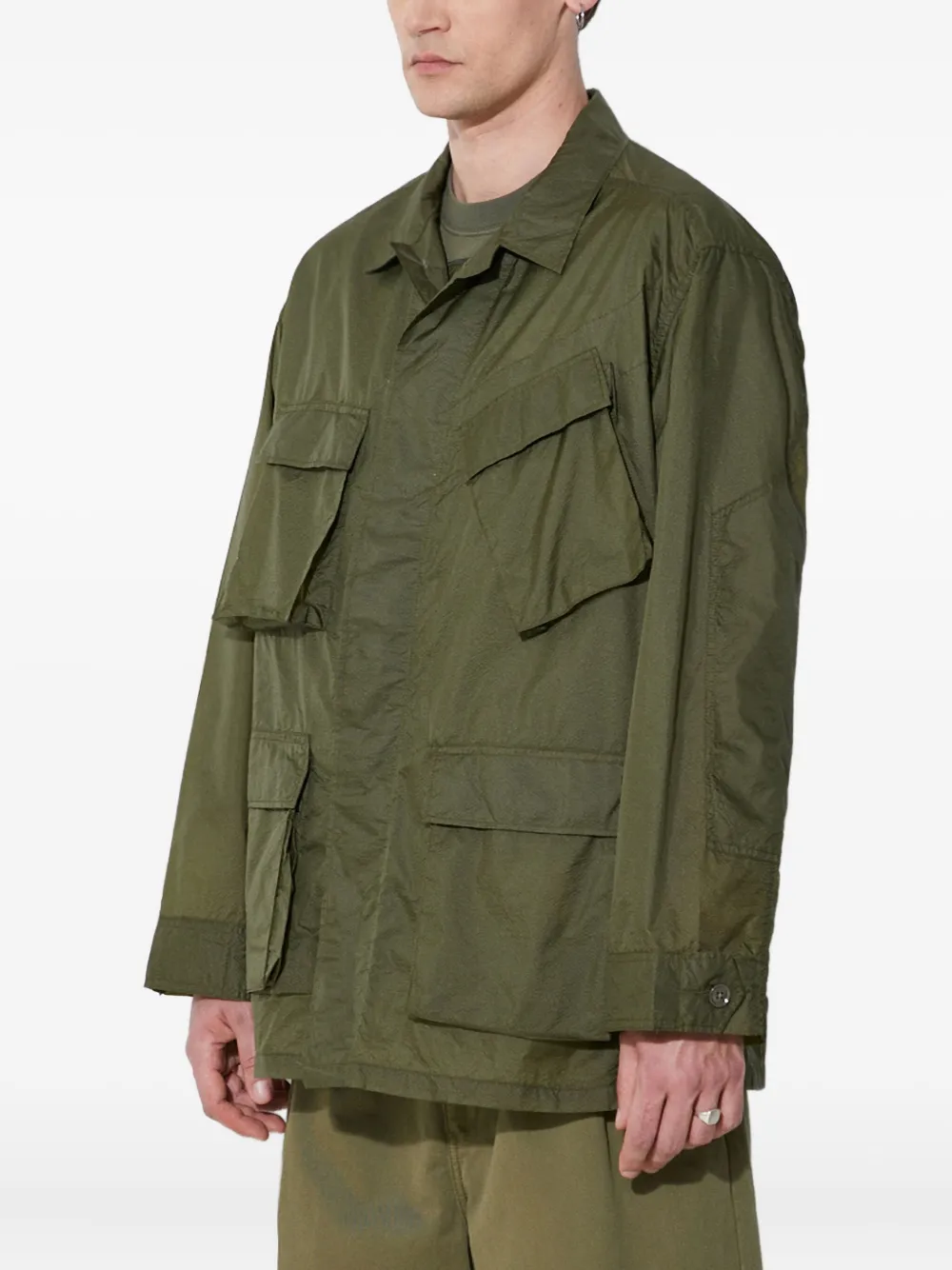 Engineered Garments Pocket Jacket In Green