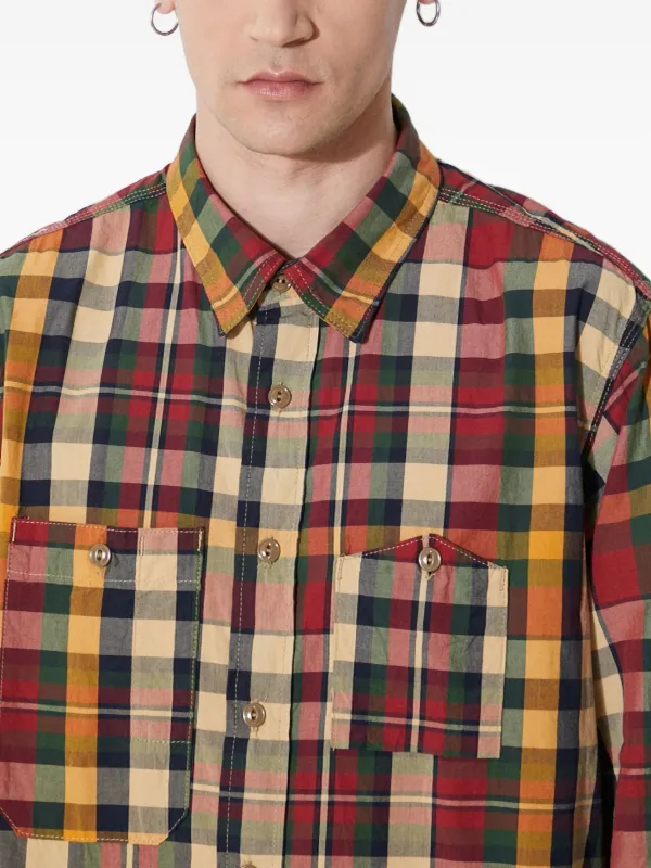 Engineered Garments チェック シャツ | レッド | FARFETCH JP