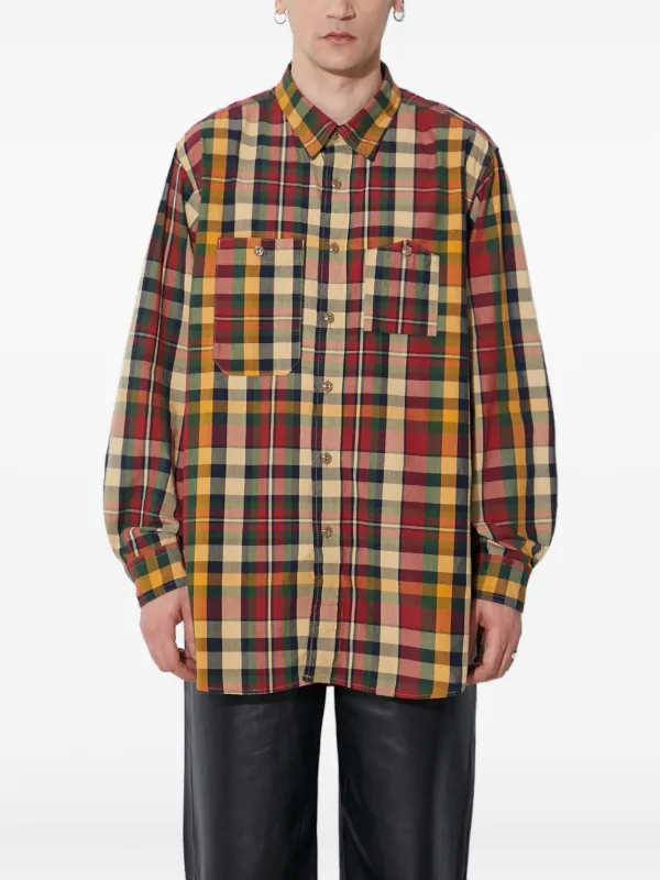 Engineered Garments チェック シャツ | レッド | FARFETCH JP