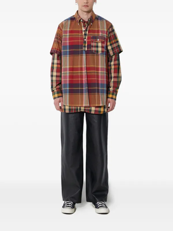 Engineered Garments チェック シャツ | レッド | FARFETCH JP