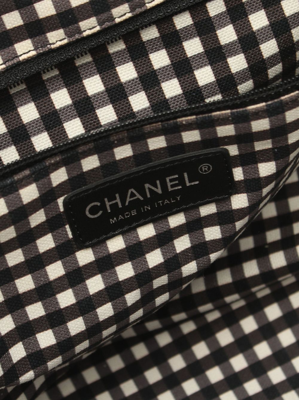 CHANEL 2010-2011 Cruise Line gingham-check tote bag Women