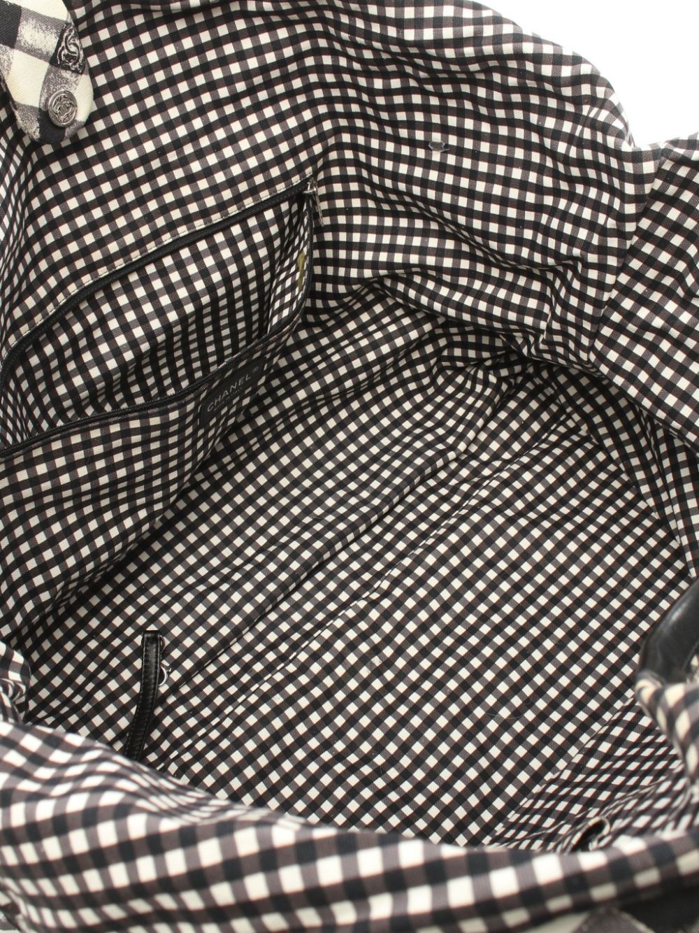 CHANEL 2010-2011 Cruise Line gingham-check tote bag Women