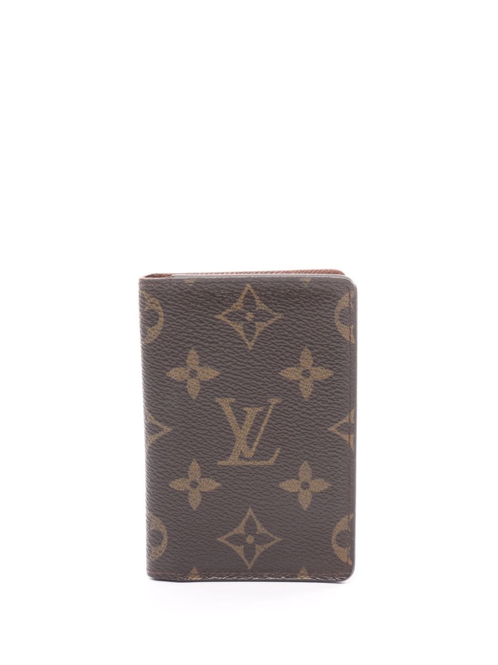 Pre-owned Louis Vuitton 2006 Pocket Organizer Wallet In Brown