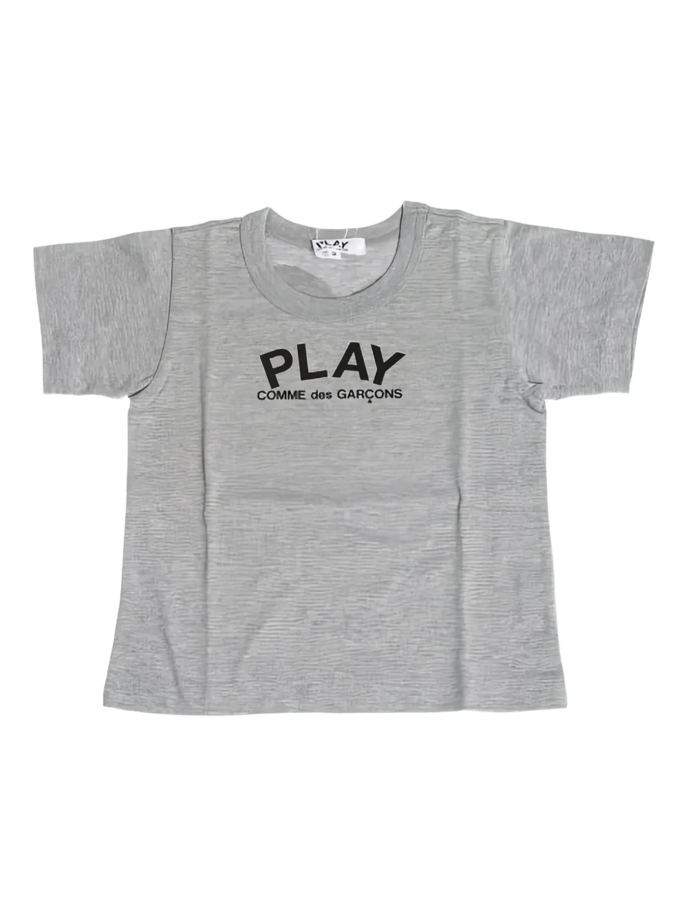 Comme Des Garçons Play Kids heart-print t-shirt | Grey | Image 1