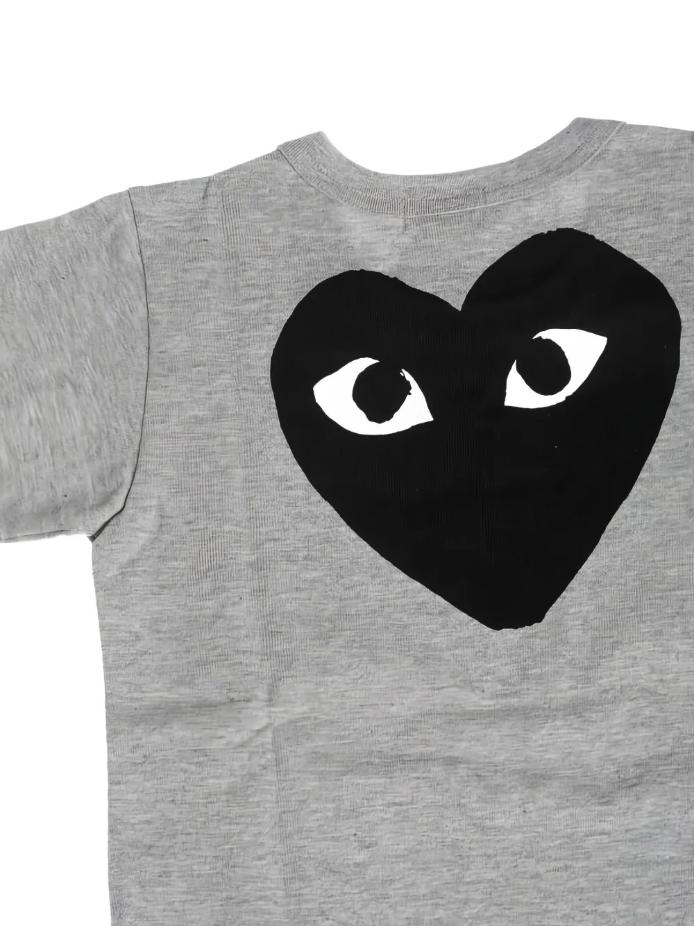 Comme Des Garçons Play Kids T-shirt met print Grijs