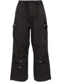 izzue wide-leg cargo pants - Grey