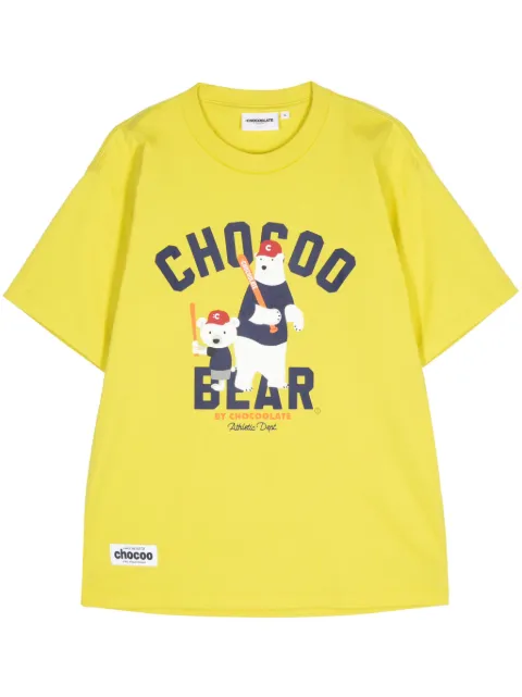 CHOCOOLATE Baseball Bears graphic-print cotton T-shirt