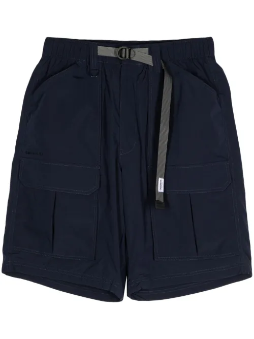 Short cargo ceinturé à patch logo - CHOCOOLATE - Modalova