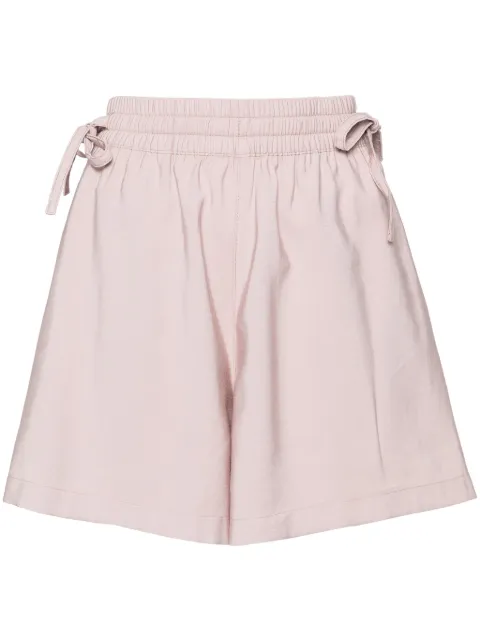 izzue high-rise wide leg shorts