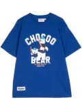 CHOCOOLATE Baseball Bears graphic-print cotton T-shirt - Blue