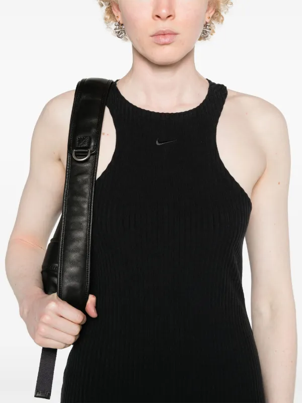 Nike ribbed knit Midi Dress Black FARFETCH IL