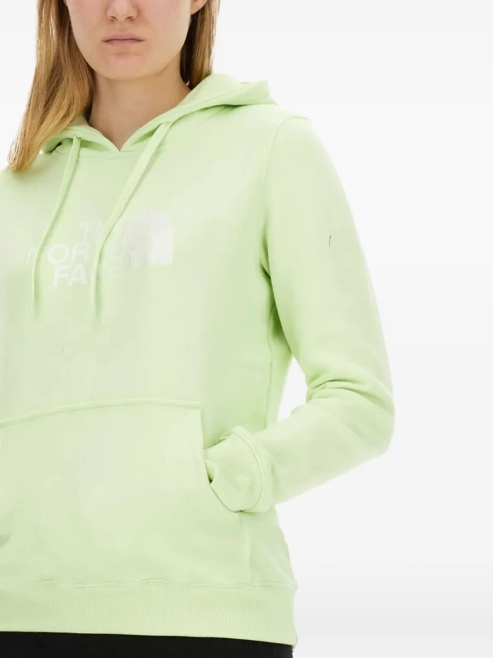The North Face Gebreide trui met capuchon en logo Groen
