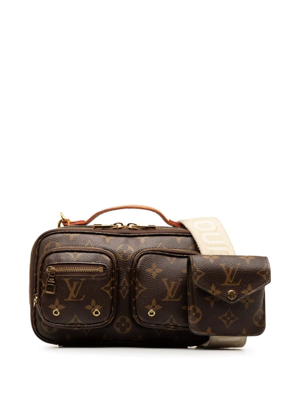 Louis Vuitton Pre-Owned 2021-2023 Monogram Utility satchel - Marrone