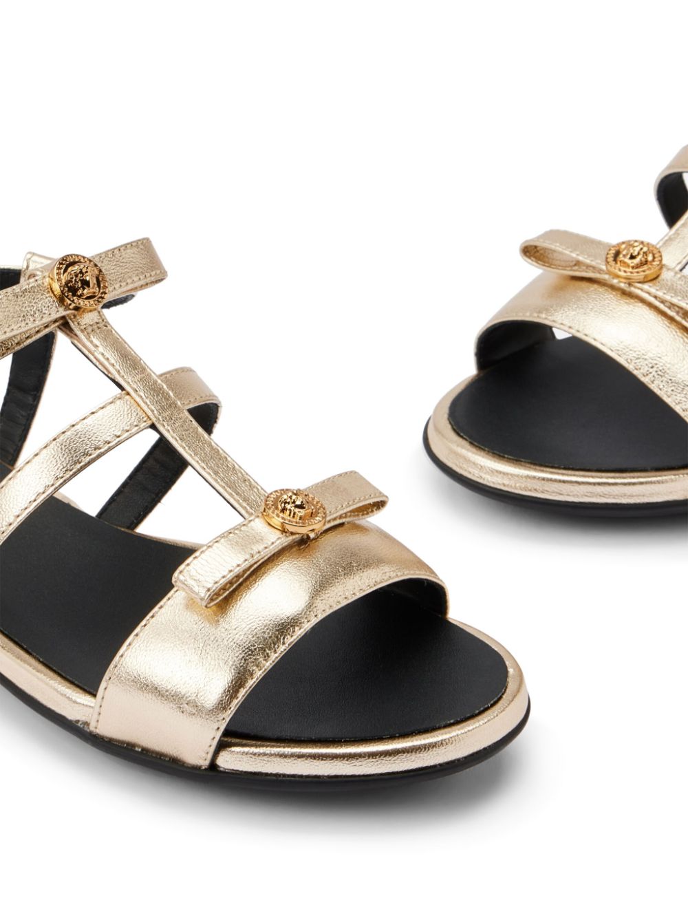 Versace Kids Medusa sandals Gold