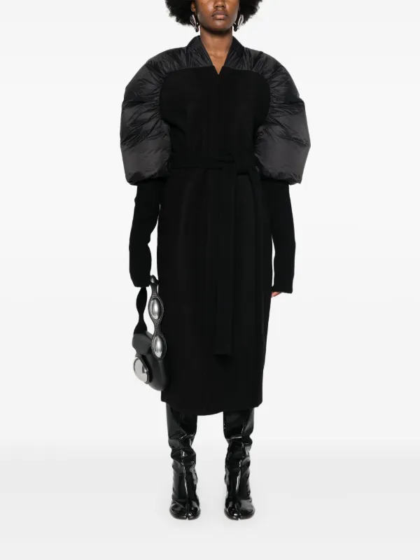 リックオウエンス Rick Owens Duvetina Coat Rick Owens Duvetina Coat | Black | FARFETCH