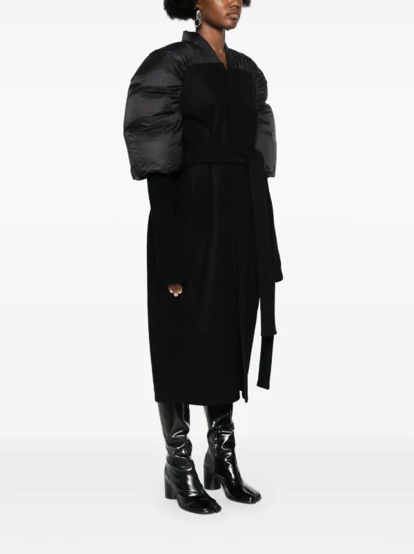 【RICK OWENS】「Duvetina」コート Rick Owens Duvetina Coat | Black | FARFETCH