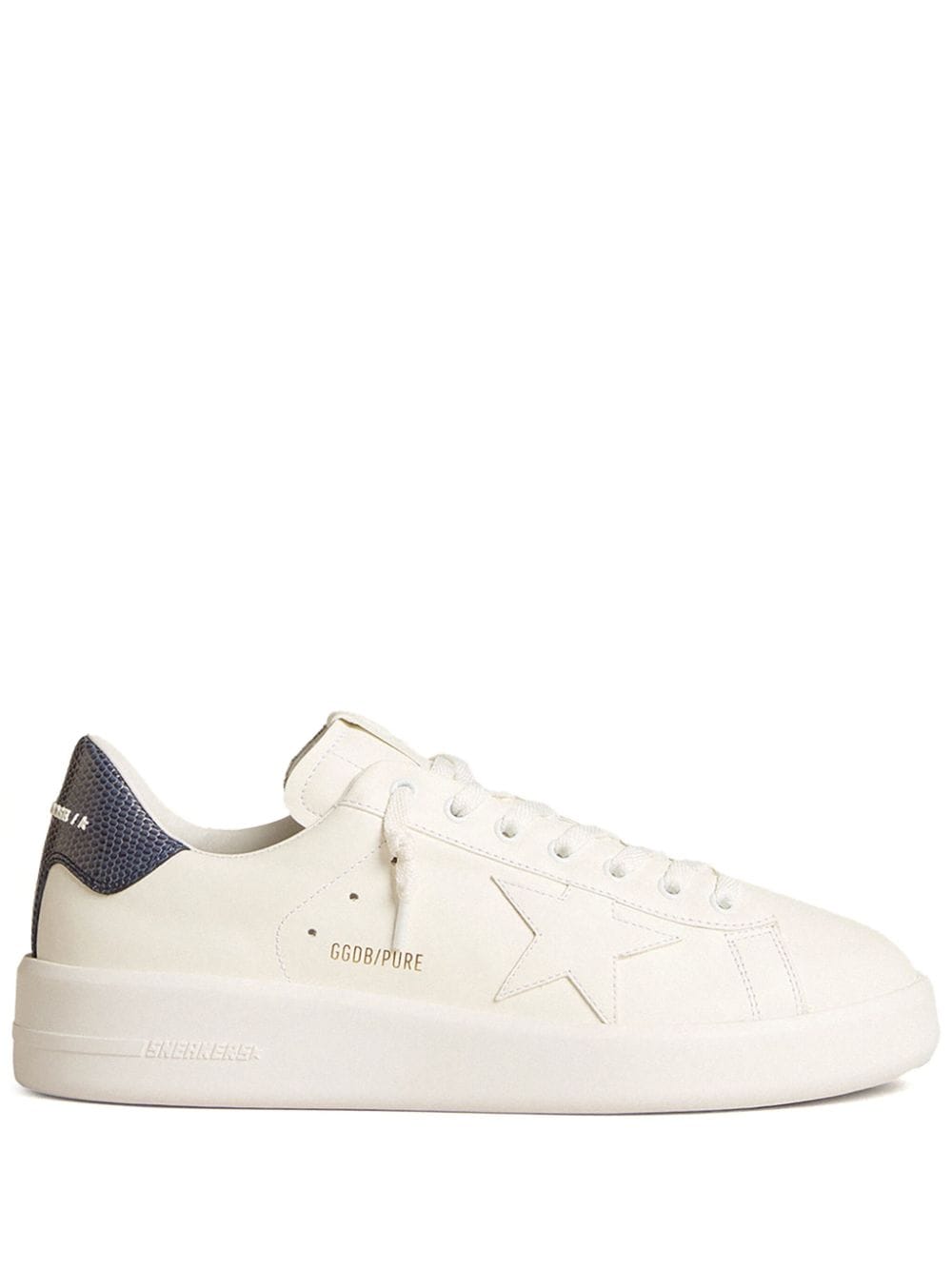 Golden Goose Purestar Leather Sneakers In Gold
