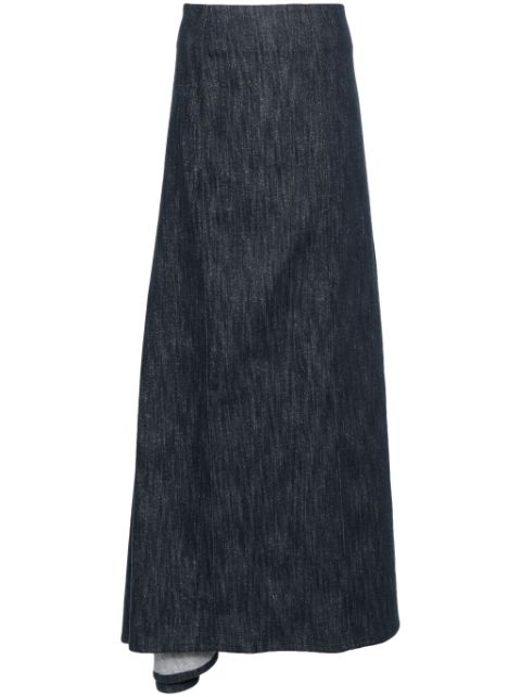 Brunello Cucinelli denim maxi skirt