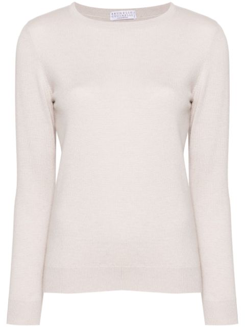 Brunello Cucinelli crew-neck cashmere jumper Women