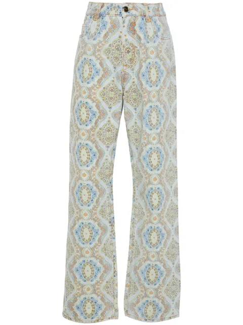 ETRO paisley-print straight-leg jeans 