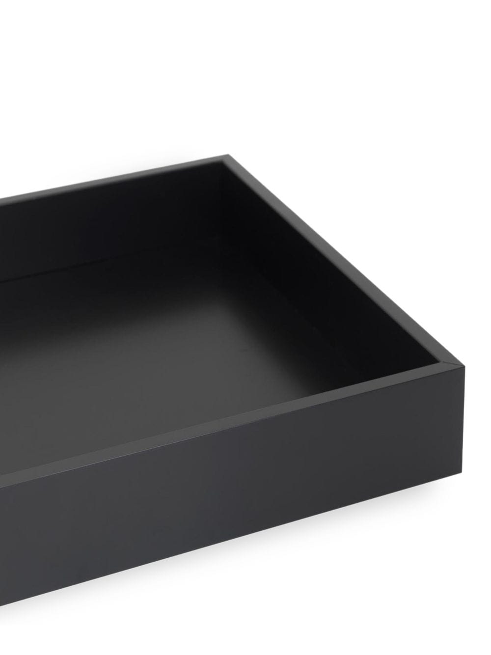 Shop Schönbuch Medium Tally Wood Valet Tray (23.6cm X 20.6cm) In Black