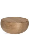 Schönbuch large Bowl wooden trinket box (7.5cm x 17cm) - Brown