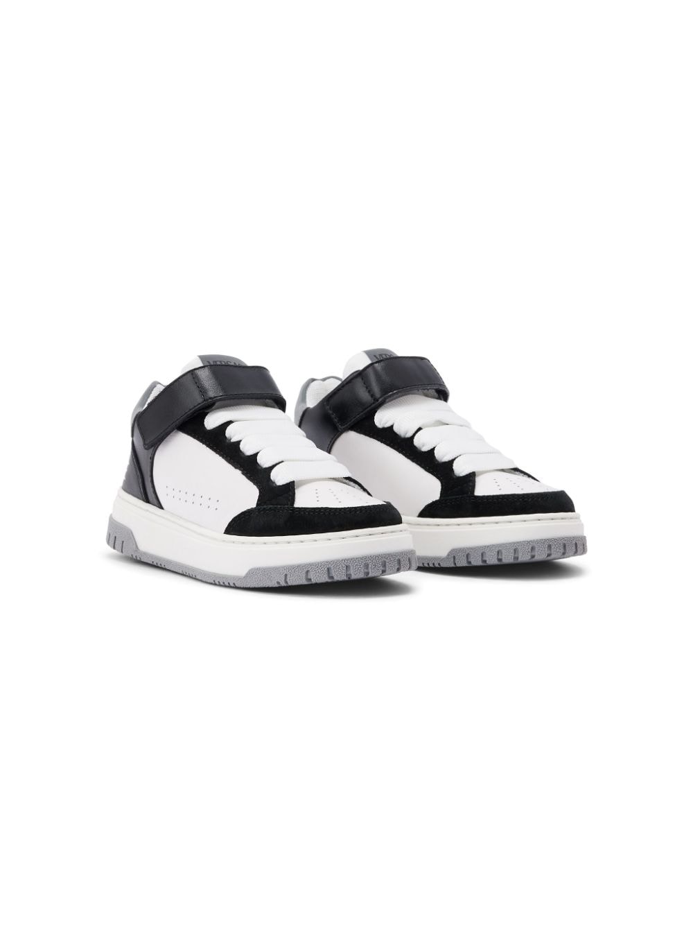 Versace Kids' Logo Sneakers In White