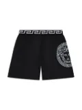Versace Kids Medusa Head-motif swim shorts - Black