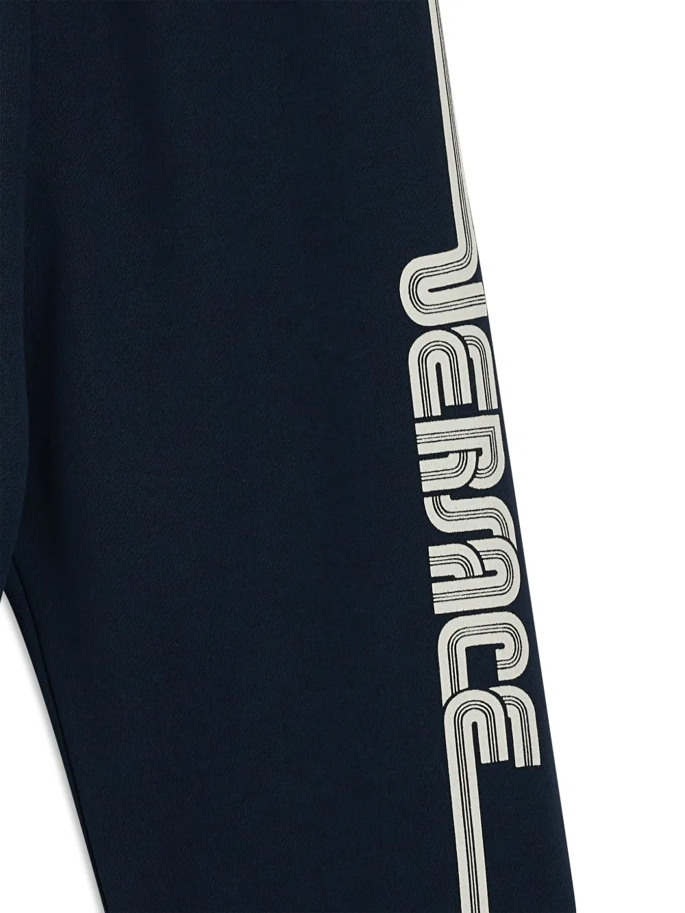 Versace Kids Broek met logoprint Zwart