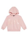 Versace Kids Stamped hoodie - Pink