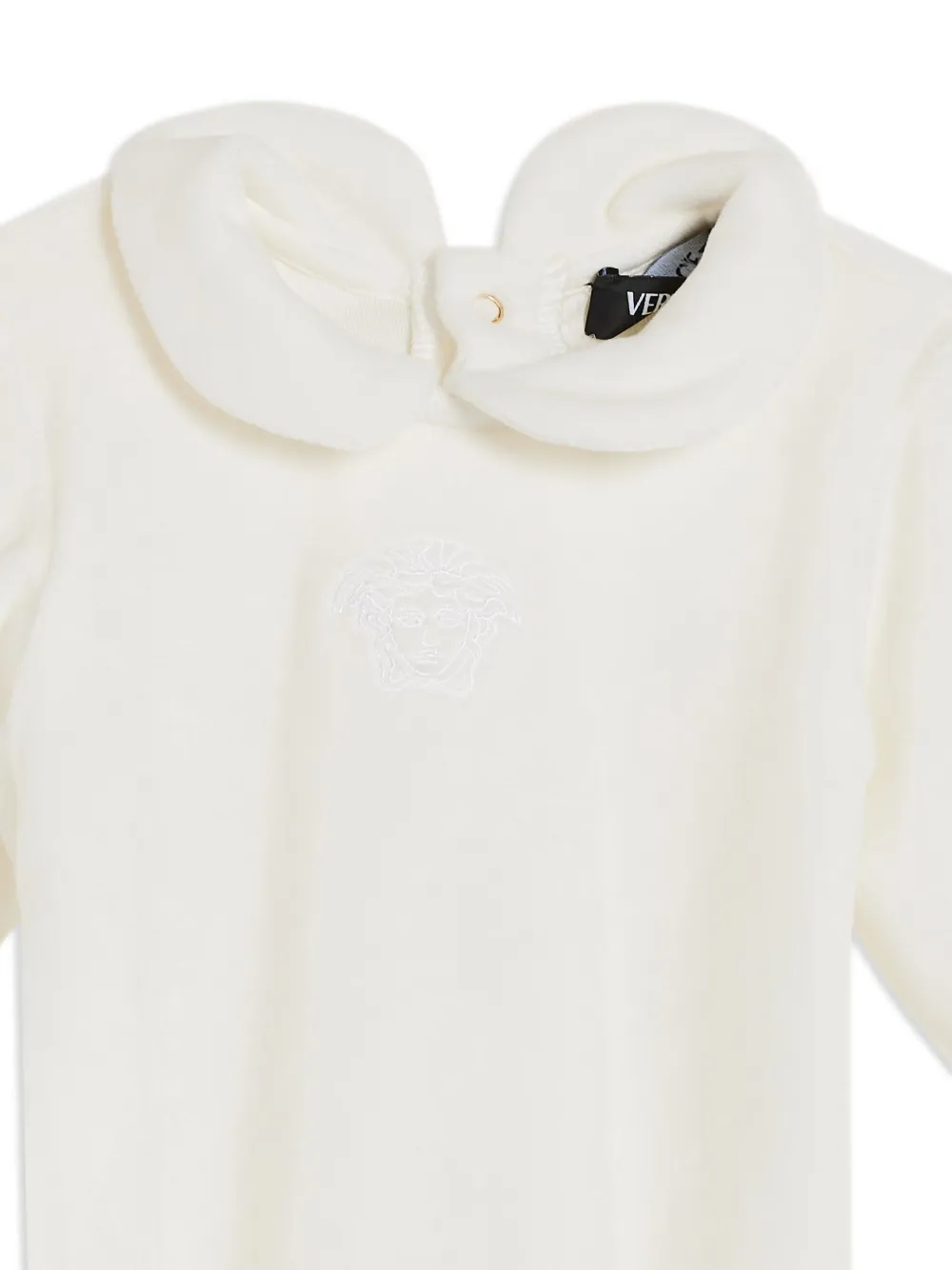 Versace Medusa Head Babygrow Set In Neutrals