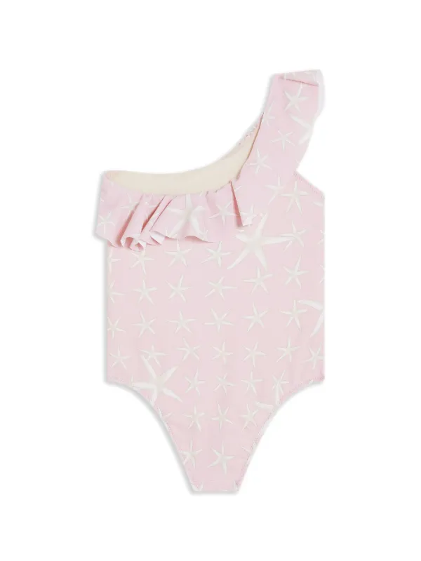 Versace Kids Costume Intero Monospalla Rosa FARFETCH IT