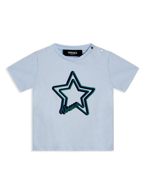 Versace Kids Stamped-motif  t-shirt