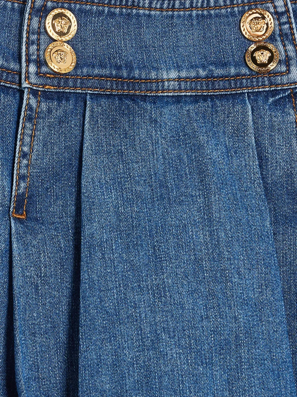Versace Kids Mini spijkerrok Blauw