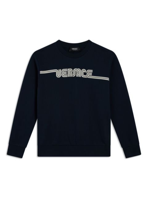 Versace Kids logo-print sweatshirt 