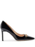 TOM FORD 85mm Whitney shiny leather pumps - Black