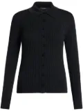 TOM FORD polo collar knit top - Black