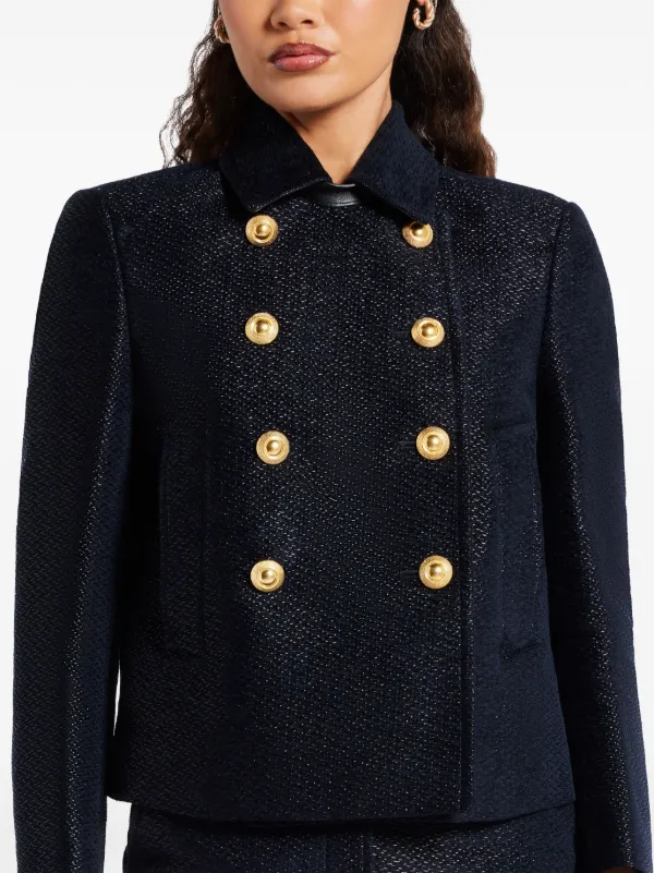 TOM FORD クロップド ピーコート | ブラック | FARFETCH JP