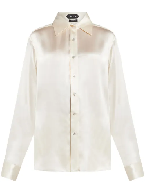 Chemise à boutonnière sur le devant - TOM FORD - Modalova