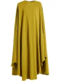 TOM FORD cape-effect georgette gown - Green