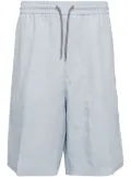 Paul Smith drawstring-waist linen shorts - Blue