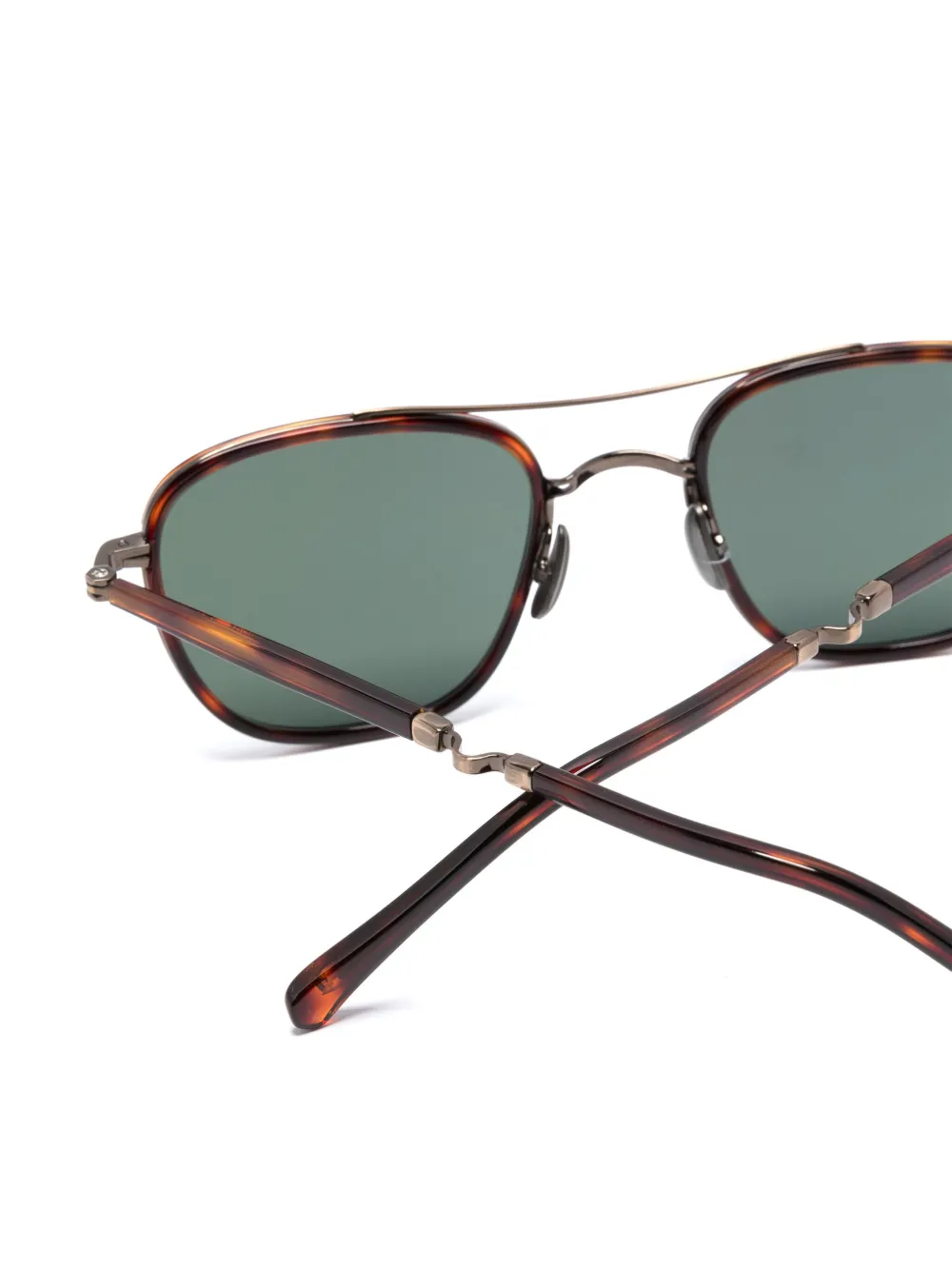 MR. LEIGHT Price zonnebril met navigator montuur Bruin
