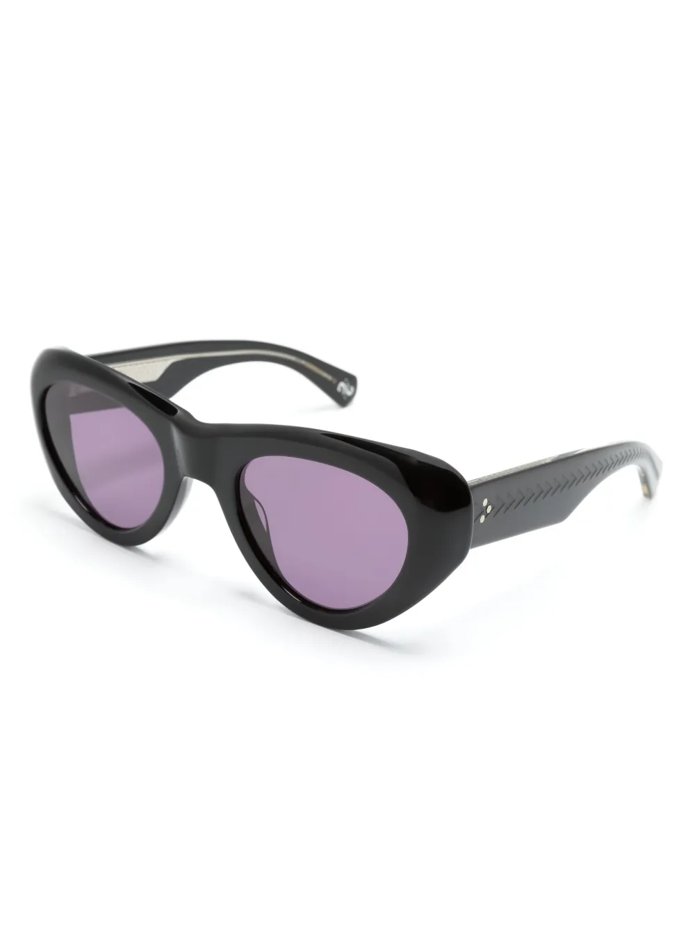 MR. LEIGHT Reveler zonnebril met cat-eye montuur - Zwart