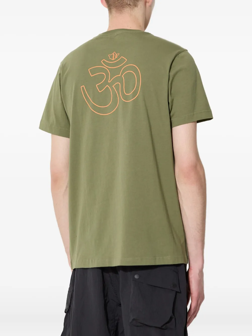 Maharishi Aum T-shirt met logoprint Groen