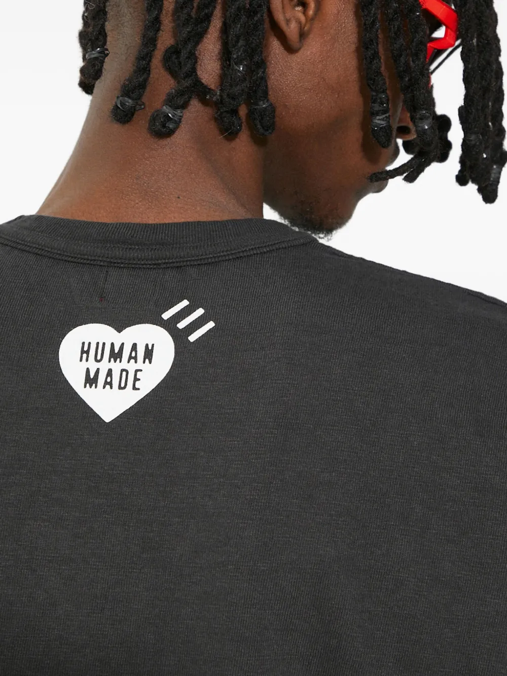 Human Made Katoenen T-shirt Zwart