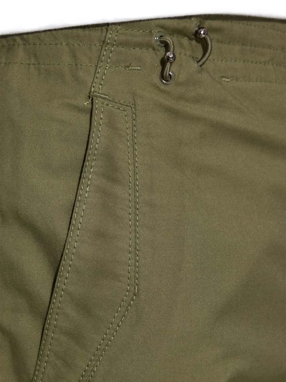 Maharishi Original Dragon embroidered trousers Groen
