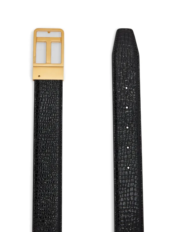 【関税込み】tom ford Logo leather belt TOM FORD Leather T Logo Belt | Saks Fifth Avenue